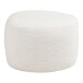 Fußhocker >Hilo< in creme-weiss, Polyester - 55x39x40cm (BxHxT)