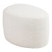 Fußhocker >Hilo< in creme-weiss, Polyester - 55x39x40cm (BxHxT)