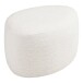 Fußhocker >Hilo< in creme-weiss, Polyester - 55x39x40cm (BxHxT)