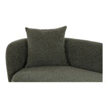 Recamiere >Mykonos< in Grün, Polyester - 88x85x175cm (BxHxT)