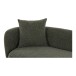 Recamiere >Mykonos< in Grün, Polyester - 88x85x175cm (BxHxT)