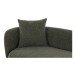 Recamiere >Mykonos< in Grün, Polyester - 88x85x175cm (BxHxT)