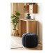 Pouf >Paisley< in Marineblau, Polyester - 48x38x48cm (BxHxT)