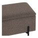 Truhenbank >Watford< in Braun, Polyester - 95x43x36,5cm (BxHxT)
