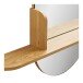 Wandspiegel >Barco< in Eiche natur Dekor - 92x94,5x15cm (BxHxT)