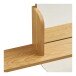 Wandspiegel >Barco< in Eiche natur Dekor - 92x94,5x15cm (BxHxT)