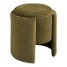 Pouf >Walsdorf< in Grün, Stoff - 42x44x42cm (BxHxT)