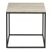 Beistelltisch >Vita< in Travertin, Melaminfolie - 45x45x45cm (BxHxT)