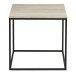 Beistelltisch >Vita< in Travertin, Melaminfolie - 45x45x45cm (BxHxT)