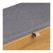 Truhenbank >Barco< in Eiche Natur, Melaminfolie - 92x48x33cm (BxHxT)