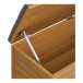 Truhenbank >Barco< in Eiche Natur, Melaminfolie - 92x48x33cm (BxHxT)