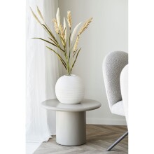 Drehstuhl >Lana< in Sand, Stahl, Stoff, Holzwerkstoff - 50x91,5x63cm (BxHxT)