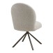 Drehstuhl >Lana< in Sand, Stahl, Stoff, Holzwerkstoff - 50x91,5x63cm (BxHxT)