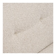 Sessel >Caracas< in Beige, Stoff, Eiche - 88x72x72cm (BxHxT)