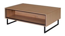Couchtisch >Brest< in Buche, Teil-massivholz - 110x40x70cm (BxHxT)