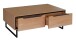 Couchtisch >Brest< in Buche, Teil-massivholz - 110x40x70cm (BxHxT)