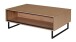 Couchtisch >Brest< in Buche, Teil-massivholz - 110x40x70cm (BxHxT)
