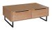 Couchtisch >Brest< in Buche, Teil-massivholz - 110x40x70cm (BxHxT)
