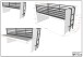 Hochbett >Sam< in Eiche Dekor, Holzwerkstoff - 219x116,6x98cm (BxHxT)