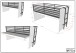 Hochbett >Sam< in Eiche Dekor, Holzwerkstoff - 219x116,6x98cm (BxHxT)