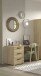 Schreibtisch >Sam< in Eiche Melamin Dekor, Holzwerkstoff - 140x74,4x65,2 (BxHxT)