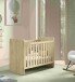 Babybett >Sam< in Eiche Melamin Dekor, Holzwerkstoff - 124,8x95,1x65,8cm (BxHxT)