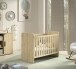 Babybett >Sam< in Eiche Melamin Dekor, Holzwerkstoff - 124,8x95,1x65,8cm (BxHxT)