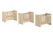 Babybett >Sam< in Eiche Melamin Dekor, Holzwerkstoff - 124,8x95,1x65,8cm (BxHxT)
