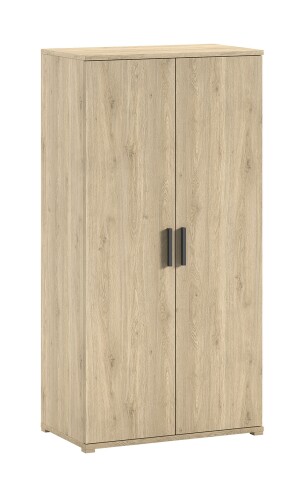 Drehtürenschrank >Sam< in Eiche Melamin Dekor - 100,5x199,2x59 (BxHxT)