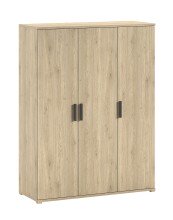 Drehtürenschrank >Sam< in Eiche Melamin Dekor...