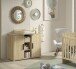 Wickelkommode >Sam< in Eiche Melamin Dekor - 115,5x99x72,2 (BxHxT)