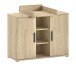 Wickelkommode >Sam< in Eiche Melamin Dekor - 115,5x99x72,2 (BxHxT)