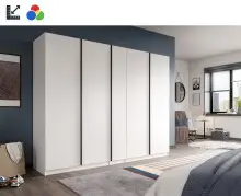 Kleiderschrank >Oakland< in Weiß -...