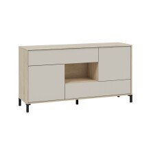 Sideboard >NAPOLI II< in Eiche Dekor / Kaschmir -...