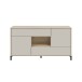 Sideboard >NAPOLI II< in Eiche Dekor / Kaschmir - 151x80x41 (BxHxT)
