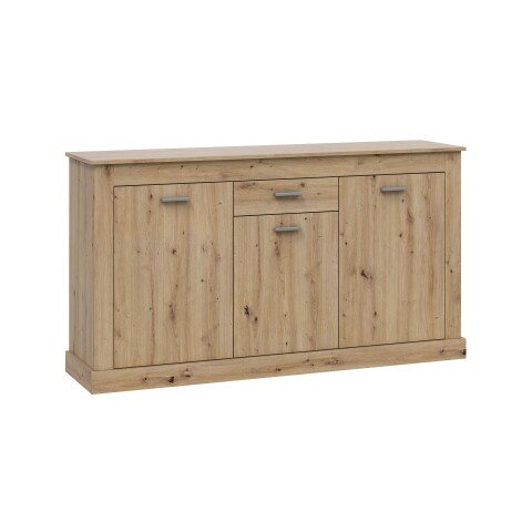 Sideboard >DACITE< in Asteiche Dekor - 158x87x40 (BxHxT)