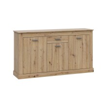 Sideboard >DACITE< in Asteiche Dekor - 158x87x40...