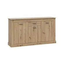 Sideboard >DACITE< in Asteiche Dekor - 158x87x40...
