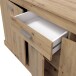 Sideboard >DACITE< in Asteiche Dekor - 158x87x40 (BxHxT)