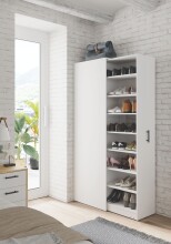 Schuhschrank >Laundry< in Artik Weiß - 37x183x60 (BxHxT)