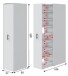 Schuhschrank >Laundry< in Artik Weiß - 37x183x60 (BxHxT)
