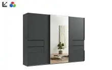 Schwebetürenschrank >palermo< in GRAPHIT /...