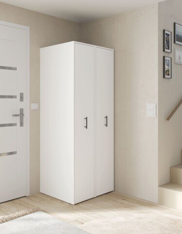 Schuhschrank >Laundry< (2er-Set) in Artik Weiß - 74x183x60 (BxHxT)