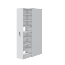 Schuhschrank >Laundry< (2er-Set) in Artik Weiß - 74x183x60 (BxHxT)
