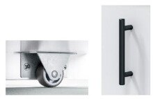 Schuhschrank >Laundry< (2er-Set) in Artik Weiß - 74x183x60 (BxHxT)