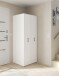 Schuhschrank >Laundry< (2er-Set) in Artik Weiß - 74x183x60 (BxHxT)
