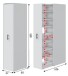 Schuhschrank >Laundry< (2er-Set) in Artik Weiß - 74x183x60 (BxHxT)