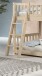 Etagenbett >Ronald< in Kiefer Natur lackiert - 210x121,5x129 (BxHxT)