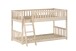 Etagenbett >Ronald< in Kiefer Natur lackiert - 210x121,5x129 (BxHxT)