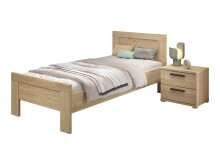 Schlafzimmer-Set >Sam< (2er-Set) in Eiche Melamin...